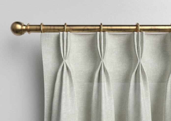 Pesaro Stripe Voile, White - Made to Measure Curtains - Image 11